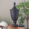 Ceramic Fluted Urn-Shaped Living Room Decorative Jar with Lid